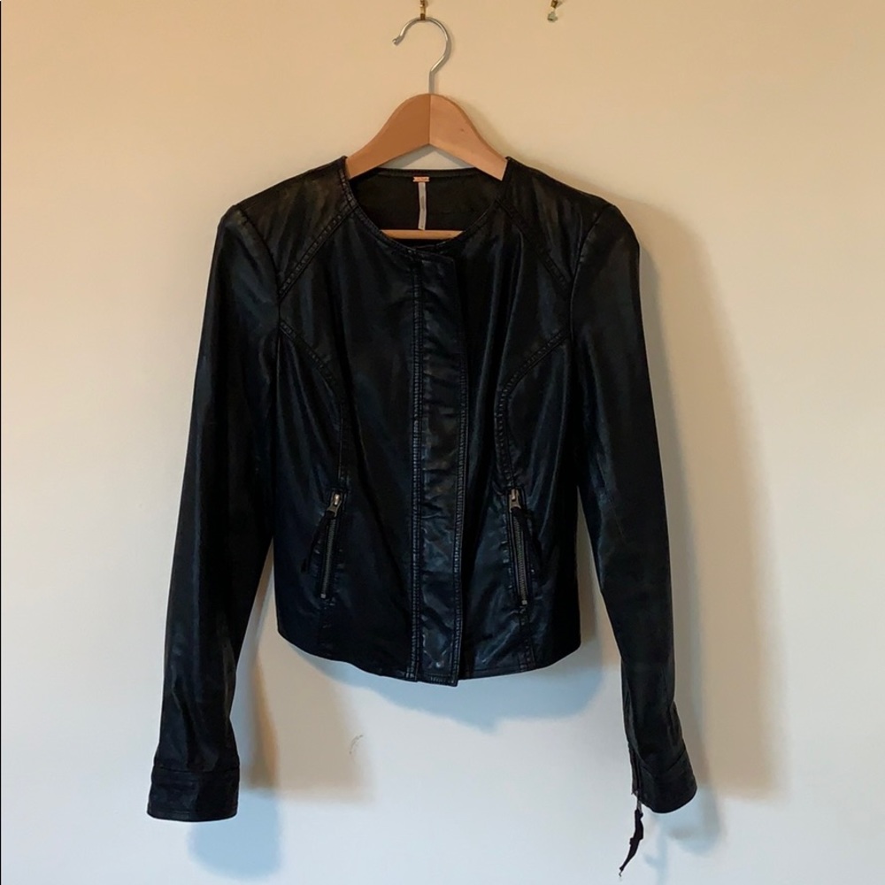 MOVING SALE 🎁 Free People Leather Jacket